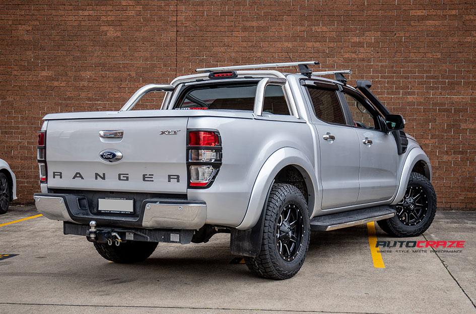 FORD RANGER MAVERICK GLOSS BLACK MILLED ACCENTS
